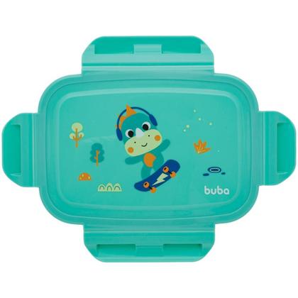 Imagem de Marmita Lancheira Infantil Bento Box Pote Aluminio Potinho com Divisória  Bubazoo - Buba