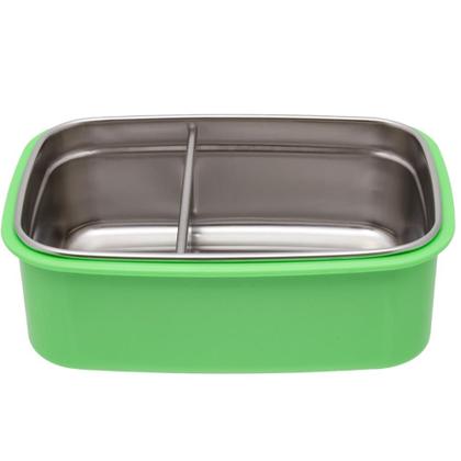 Imagem de Marmita Lancheira Infantil Bento Box Pote Aluminio Potinho com Divisória  Bubazoo - Buba