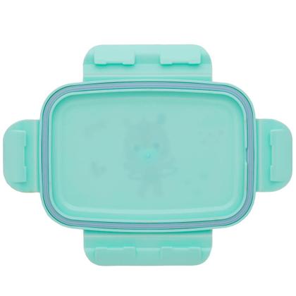 Imagem de Marmita Lancheira Infantil Bento Box Pote Aluminio Potinho com Divisória  Bubazoo - Buba