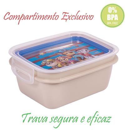 Imagem de Marmita Pote Infantil 630ml com Tampa de Trava Plasutil 