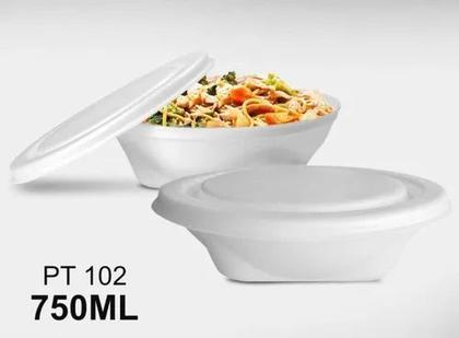 Imagem de Marmita PT-102Q Isopor Com Tampa 750ml R2 / 50 unidades