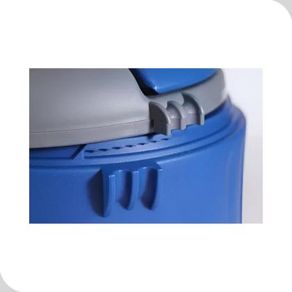 Imagem de Marmita Termica 1,5L Sem Divisória Com Alça Azul Soprano