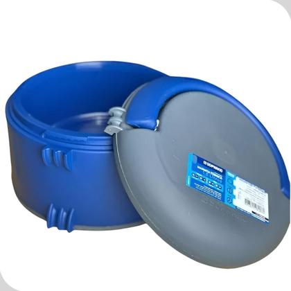Imagem de Marmita Termica 1,5L Sem Divisória Com Alça Azul Soprano
