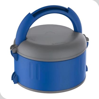 Imagem de Marmita Termica Com Alça 1,5L Sem Divisória Azul Soprano