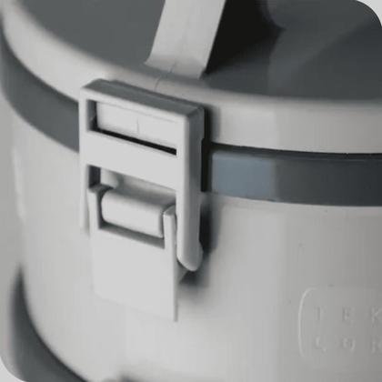 Imagem de Marmita Termica Com e Sem Divisoria Kit 4 Peças 1,5L Alça Trava Soprano