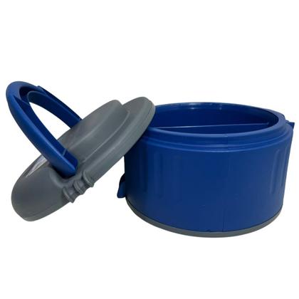 Imagem de Marmita Termica Plus 1,5L Dupla C/ Alça Azul Soprano