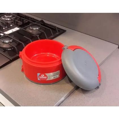 Imagem de Marmita Termica Plus Com Alça 1,5 Pote Sem Divisória Soprano