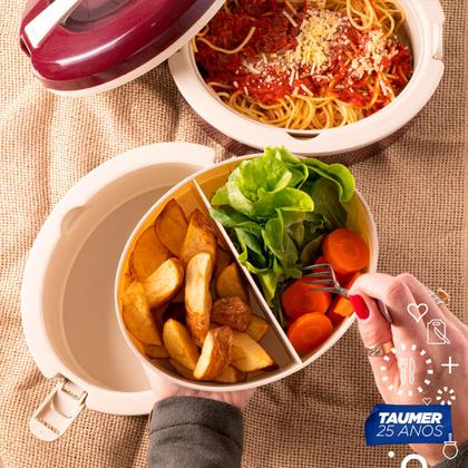 Imagem de Marmita Termica Pratik 3 Andares, Jogo de Pratos com Divisorias