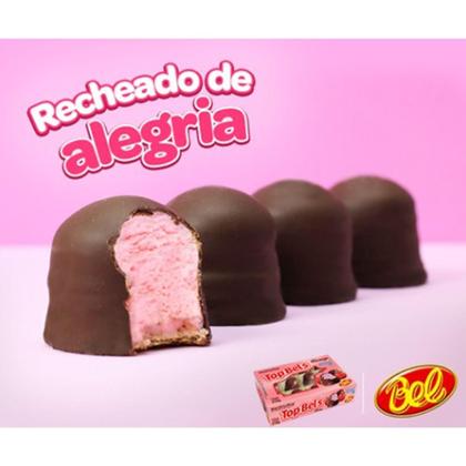 Imagem de Marshmallow de morango top bells bel c/50 unidades