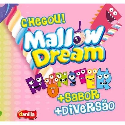 Marshmallow Recheado Monsters Mallow Dream 72 Unidades - Danilla
