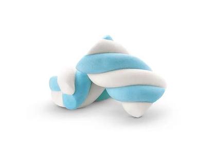 Imagem de Marshmallow Twist Azul e Branco Baunilha 250gr