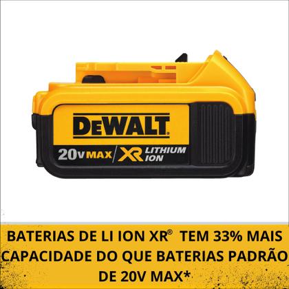Imagem de Martelete Perfurador DeWalt DCH172B-B3  ATOMIC 20V Max com Bateria 4Ah e Carregador