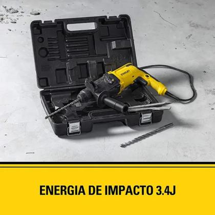 Imagem de Martelete perfurador e rompedor sds-plus  shr263ka 800w stanley 127v c/ 6 brocas