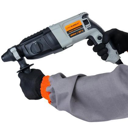 Imagem de Martelete Perfurador Rompedor 800W 2.8J Profissional 127V Com Maleta e Kit de Brocas Pró Euro