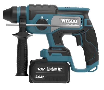 Imagem de Martelete Perfurador Rompedor Bateria 4ah 18v Wesco WS2806