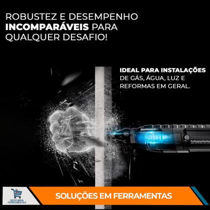 Imagem de Martelete Perfurador Rompedor Bosch GBH 224 D Com Maleta 127V/220V 820W SDS Plus Cabo de 4 Metros Profissional