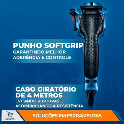 Imagem de Martelete Perfurador Rompedor Bosch GBH 224 D Com Maleta 127V/220V 820W SDS Plus Cabo de 4 Metros Profissional