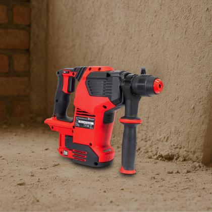 Imagem de Martelete Perfurador Rompedor Furadeira Bateria Einhell Demolidor Profissional Rotativo Combinado