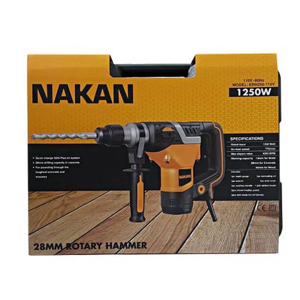 Imagem de Martelete Perfurador Rompedor Sds 6J 1250W 127V Kit Nakan