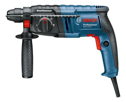 Imagem de Martelete Rompedor Bosch Gbh 220 + Kit Sds Plus 6 Pcs 220v