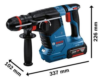 Imagem de Martelete Rompedor Gbh 187-li Bosch 2 Baterias Kit 103 Peças