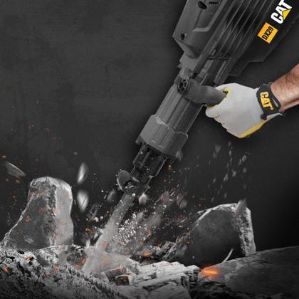 Imagem de Martelete Rompedor Martelo Demolidor 15kg 1750W Cat Dx29 50j Profissional Industrial Concreto Grande