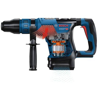Imagem de Martelete SDS-Max Perfurador Rompedor à Bateria 18V BITURBO Brushless sem Bateria GBH 18V-36C BOSCH