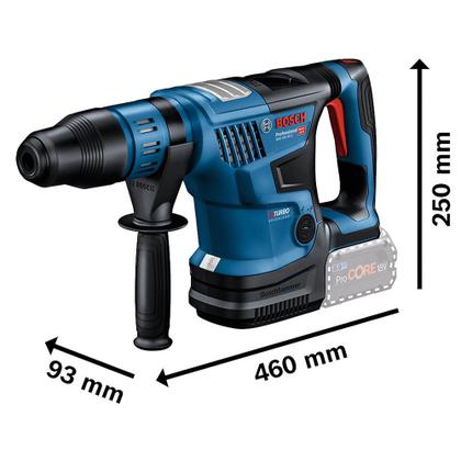Imagem de Martelete SDS-Max Perfurador Rompedor à Bateria 18V BITURBO Brushless sem Bateria GBH 18V-36C BOSCH