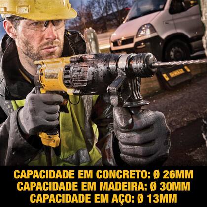 Imagem de Martelete SDS PLUS Eletropneumático 800W 2,6J 2Kg com Maleta D25133K-B2  Potência e Precisão em Cada Furação