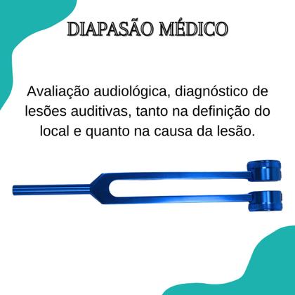 Imagem de Martelo Babinski Diapasão Médico Avaliação Audiologica