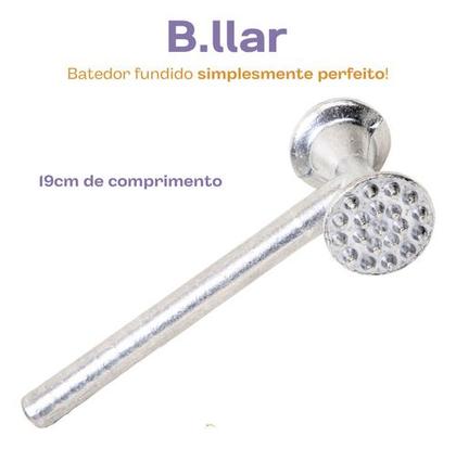 Imagem de Martelo Batedor De Bife Em Alumínio Amaciador De Carne