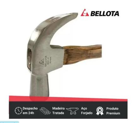 Imagem de Martelo Bellota 35MM Original cabo longo e Cinto Arriata Reforçado