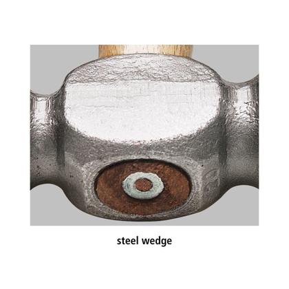 Imagem de Martelo de Bola 500 g Tramontina Basic com Cabo em Madeira Envernizada