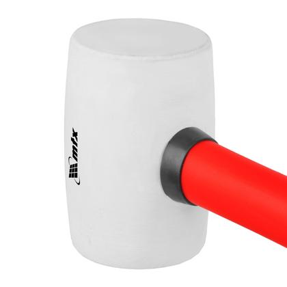 Imagem de Martelo de borracha branca, cabo em fibra de vidro, 680g, 1pc // mtx