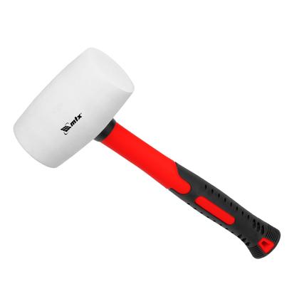 Imagem de Martelo de borracha branca, cabo em fibra de vidro, 680g, 1pc // mtx