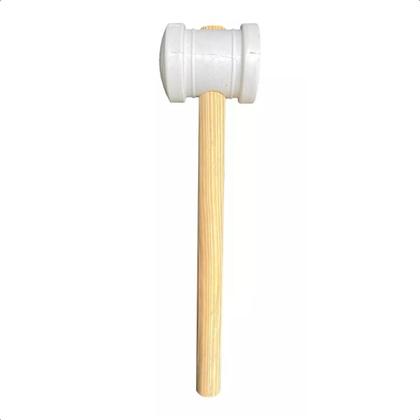 Imagem de Martelo de Borracha Policloreto Vinila Branco 80mm - Eda 9EG