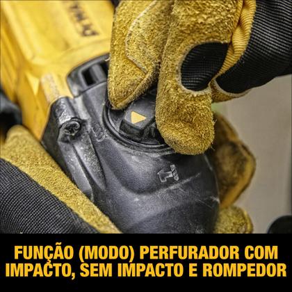 Imagem de Martelo Perfurador 5/8" 20V ATOMIC - 3J de Impacto, Sistema SHOCKS e LED para Alta Visibilidade - Ref.: DCH263B