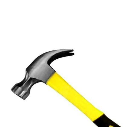 Imagem de Martelo Unha Aço Com Cabo Fibra Emborrachado 27mm 600g