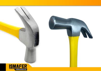 Imagem de Martelo Unha Com Cabeça Em Aço E Cabo Revestido