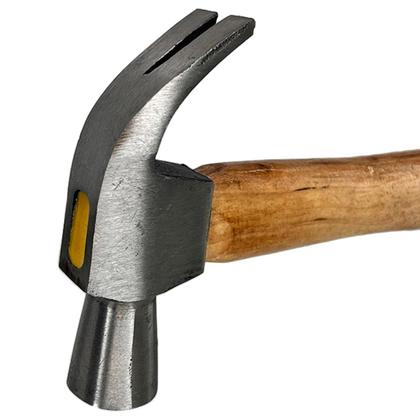 Imagem de Martelo Unha Polido Carpinteiro 29 Mm C/ Cabo De Madeira