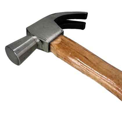 Imagem de Martelo Unha Polido Carpinteiro 29 Mm C/ Cabo De Madeira