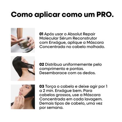 Imagem de Mascara absolut repair molecular 500gr