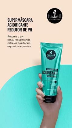 Imagem de Máscara Acidificante Haskell Cabelo Poroso + Cumbuca