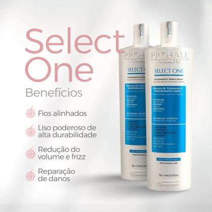 Imagem de Máscara Antifrizz - Prohall - Select one - Sem Formol 1L