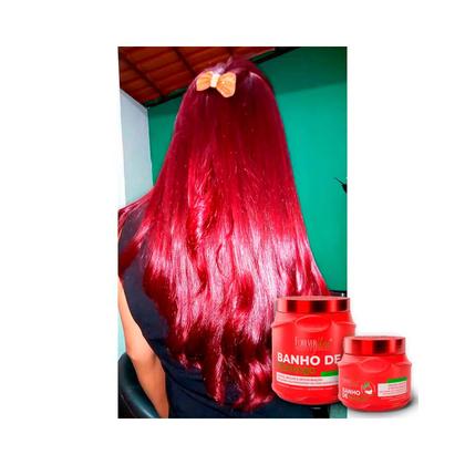 Imagem de Máscara Banho de Verniz Morango Forever Liss 1kg