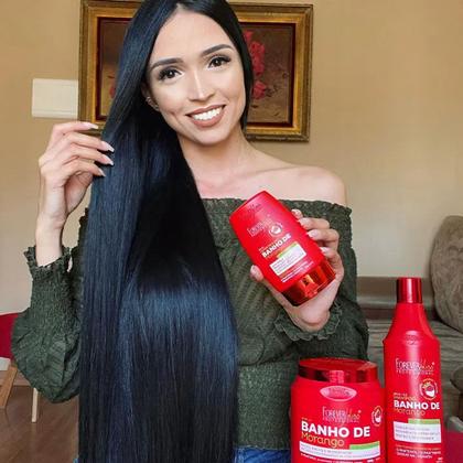 Imagem de Mascara Banho de Verniz Morango Forever Liss 1kg