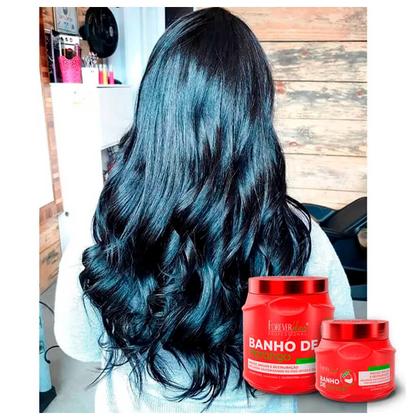 Imagem de Mascara Banho de Verniz Morango Forever Liss 1kg