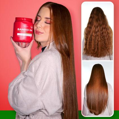 Imagem de Máscara Banho De Verniz Morango Forever Liss 1kg