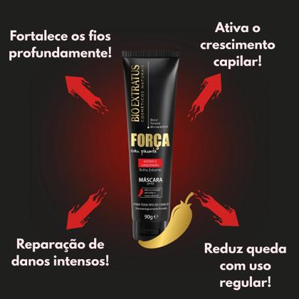 Imagem de Máscara Bio Extratus Força Com Pimenta 90g