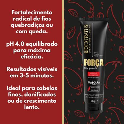 Imagem de Máscara Bio Extratus Força Com Pimenta 90g